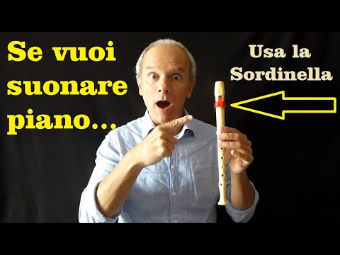 Se vuoi suonare PIANISSIMO il flauto ecco la SORDINELLA