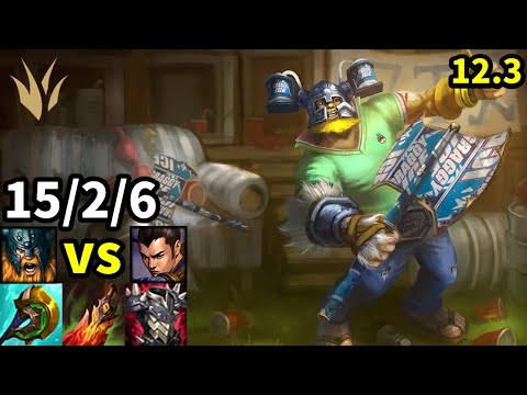 Olaf Jungle vs Xin Zhao - KR Challenger | Patch 12.3