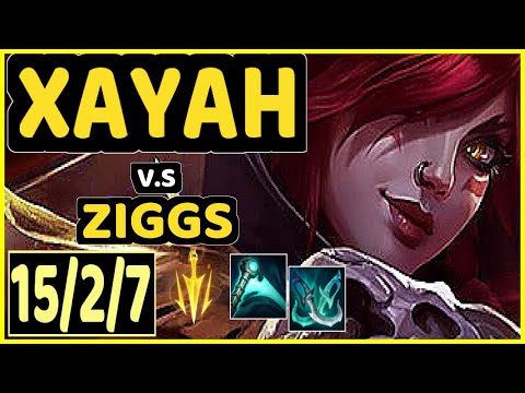 ALTEC (XAYAH) vs ZIGGS - 15/2/7 KDA BOTTOM ADC GAMEPLAY - NA Ranked MASTER