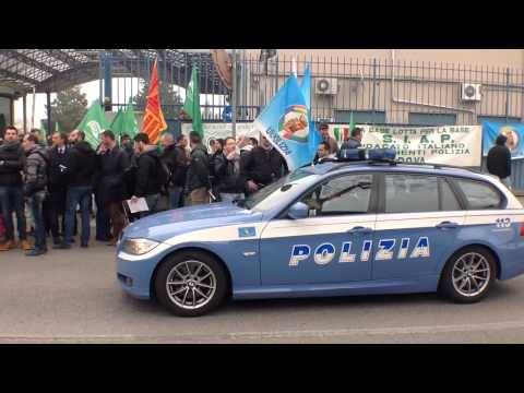 NO IMPUNITA' AGLI URLATORI, SIT-IN POLIZIA