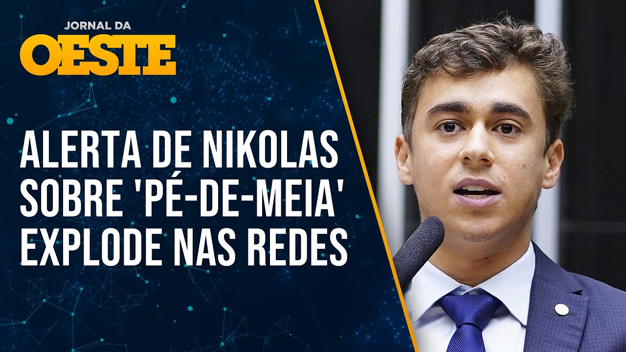 Nikolas Ferreira sinaliza para possível uso de dinheiro público em fundo privado do 'Pé-de-Meia'