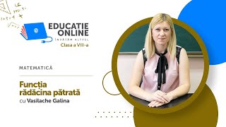 Funcția rădăcină pătrată