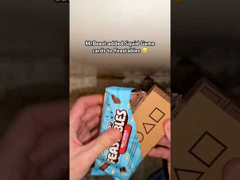 @MrBeast just revealed his new Feastables 🔥 #squidgame2 #feastables #card #mrbeast
