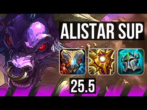 ALISTAR & Varus vs SENNA & Lee Sin (SUP) | KR Challenger | 25.5
