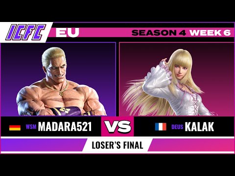 Madara521 (Geese) vs. Kalak (Lili) Loser's Final - ICFC EU Tekken 7 Season 4 Week 6