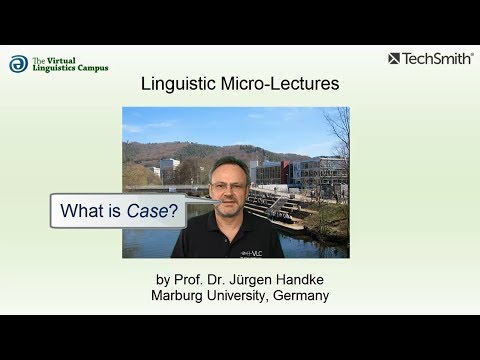 SYN_011 - Linguistic Micro-Lectures: Case