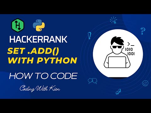 Set Add With Python Hackerrank Challenge Problem Solving Coding With Kien