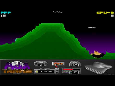 pocket tanks deluxe all weapons 4k!!