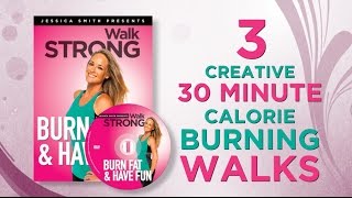Burn Fat + Have Fun with our low impact, creative calorie burning walk at home routines!