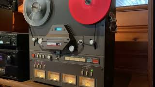 Video thumbnail for Tascam 34 Four Track Reel to Reel. by marcusdolby1