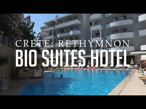 Bio Suites Hotel: Rethymnon, Crete | Tour | Room | Pool | Beach | Play Area