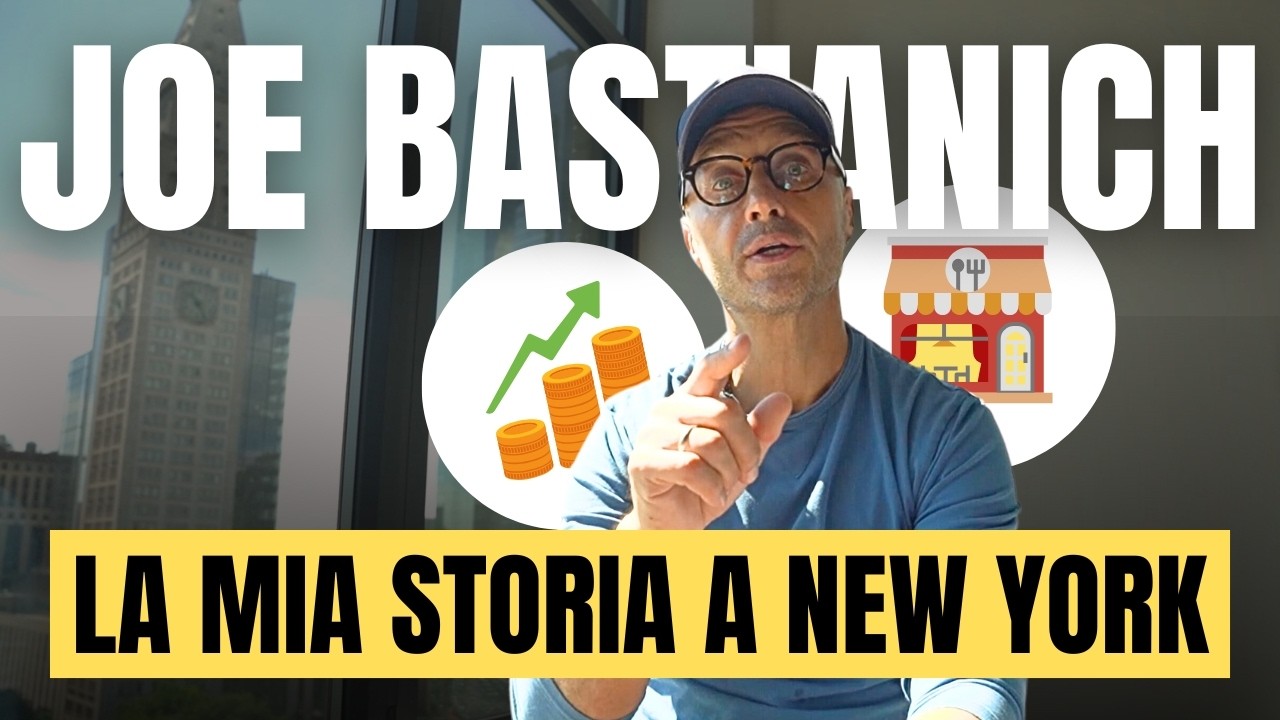 JOE BASTIANICH - La mia storia a New York: infanzia, sacrifici, ambizione e successi.