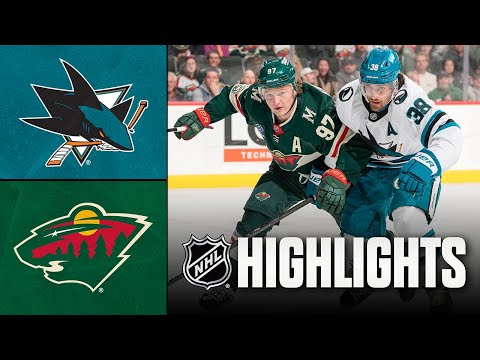 NHL Highlights | Sharks vs. Wild | November 11, 2025