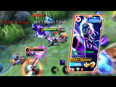 MOKSKOV INSPIRE VS POPOL & KUPA INSPIRE !! GAMEPLAY TOP GLOBAL MOSKOV INSPIRE + BUILD TERSAKIT 2022