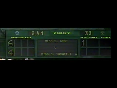 Wimbledon Finale 1991 Steffi Graf vs. Gabriela Sabatini DSF mit Werbung