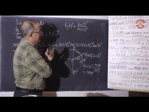 Lectia 233 - Rezolvam problema de Trigonometrie cu Victor clasa 9 | Matematica Proful Online Liceu