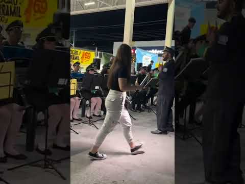 Banda de Música da cidade de Poranga-CE em apresentação brilhante em Ipu-CE.