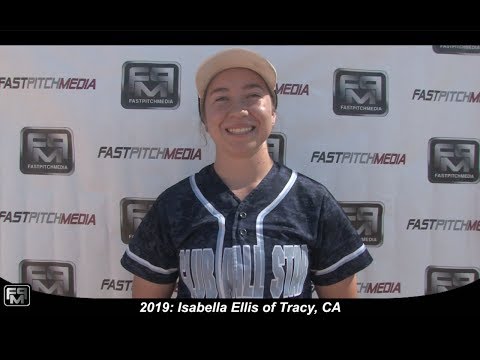 2019 Isabella Ellis Catcher and Shortstop Softball Skills Video - Club All Star