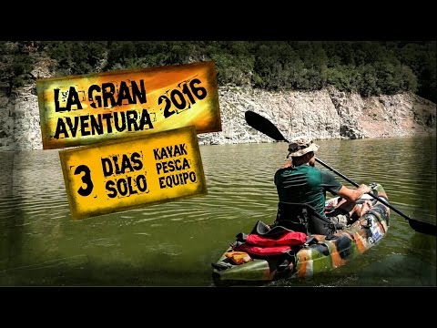 🛶VIVAC - LA GRAN AVENTURA  2016 (Parte 1) - 3 Dias Solo, Equipo, Kayak, Pesca