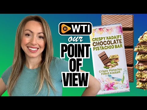 Dubai Chocolate Kunafa Pistachio Bar – 7oz | Handmade Luxury Dessert with Crunchy Kataifi & Creamy Pistachio Filling - WTI product video review