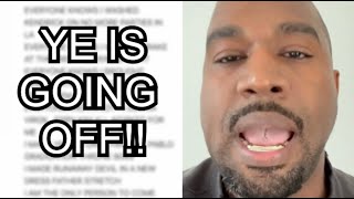 Kanye West GOES OFF!!!! | He Calls OUT Kim Kardashian, Drake, Adidas and MORE!!!