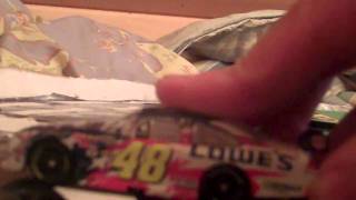 my NASCAR diecast review on Jimmie Johnson's honoring our soldiers chevrolet