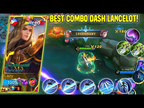 TOP GLOBAL LANCELOT FAST HAND AGGRESIFE GAMEPLAY! TUTORIAL LANCELOT BUILD & ROTASI LANCELOT 2023!