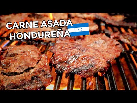 My Mom Made AUTHENTIC Honduran Homemade CARNE ASADA! (Comida TIPICA De HONDURAS!) 🇭🇳