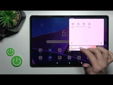 How to Edit Notification Panel Shortcuts on LENOVO Tab P12 Pro // Control Panel