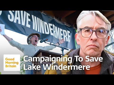 Steve Coogan Joins Lake Windermere Protesters Against Sewage Dumping