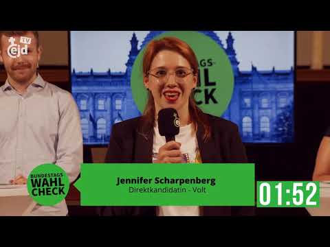 Bundestagswahlcheck 2021 - Abschlussworte von Jenny Scharpenberg (Volt)