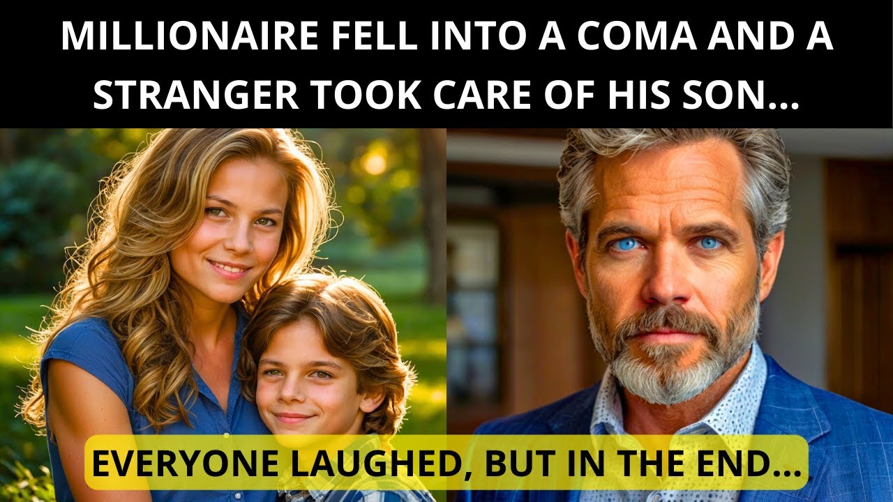 MILLIONAIRE FELL INTO A COMA AND A STRANGER TOOK CARE OF HIS SON. EVERYONE LAUGHED, BUT IN THE END..
