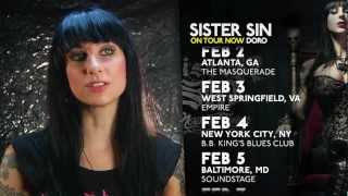 SISTER SIN Liv On Touring With Doro Pesch