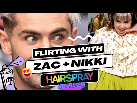 Zac Efron and Nikki Blonsky get flirty in this old skool interview | HAIRSPRAY