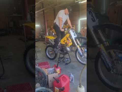 Dylan's first full engine rebuild #RM250