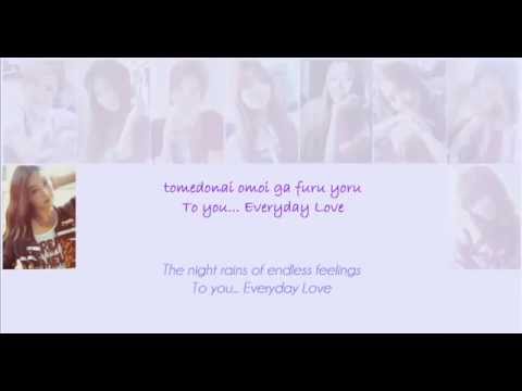 ???? SNSD-Everyday Love lyrics mp3