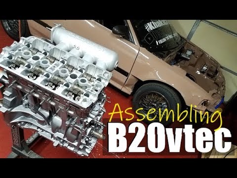 B20 vtec getting assembled !!