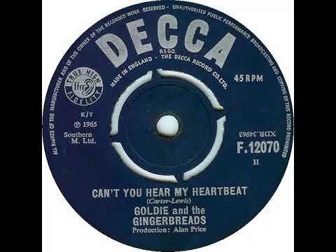 UK New Entry 1965 (51) Goldie & The Gingerbreads - Can't You Hear My Heartbeat