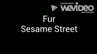 Sesame Street - Fur