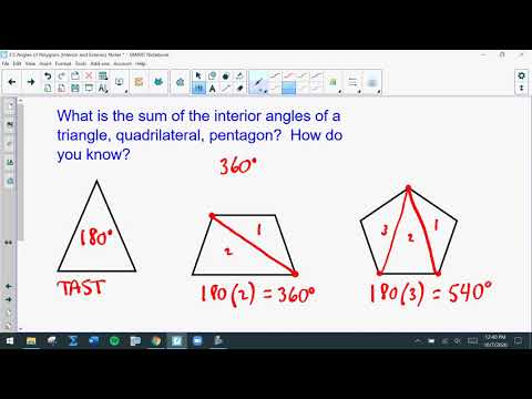 3 5 Angles of Polygons Interior, Exterior Video