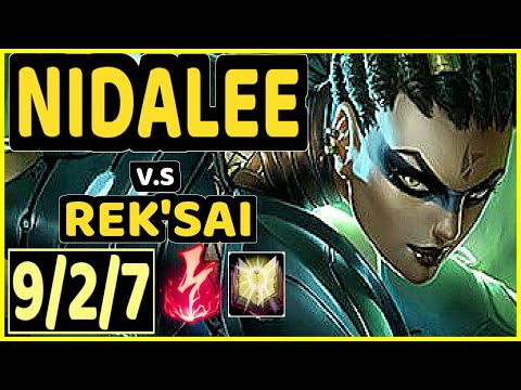 MARKOON (NIDALEE) vs REK'SAI - 9/2/7 KDA JUNGLE CHALLENGER GAMEPLAY - EUW