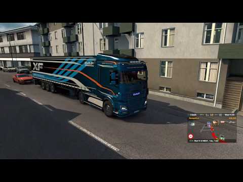 Euro Truck Simulator 2 ProMods #45 DAF XF Euro 6 - Krone Profi Liner - Dublin IRL