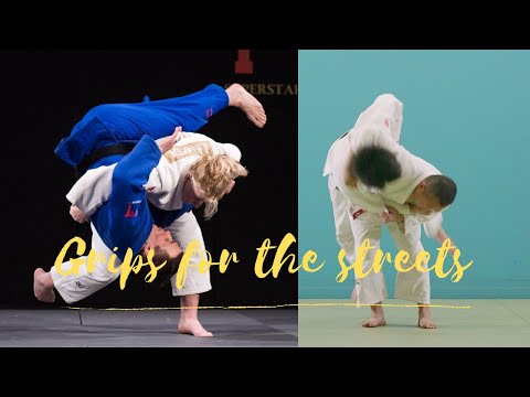 Judo grips for self defense (Gi & No Gi)