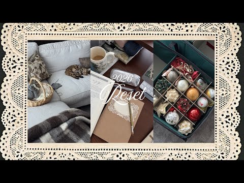 2026 Reset | quitar decoración de Navidad, orden y limpieza en casa