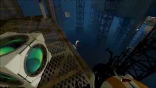 Downhill from Here - Let's Play Portal 2 Co Op Part 12 Feat. Adm. Buttercrust
