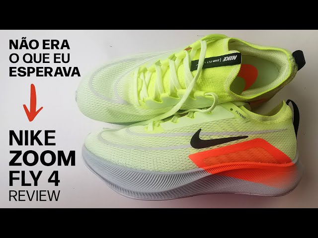 Nike Zoom Fly 4: não era exatamente o que eu esperava... | review