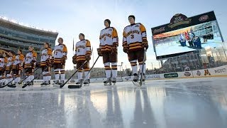 preview picture of video 'Gopher Women's Hockey: 2014 Hockey City Classic Feature'