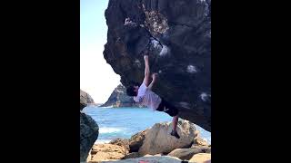 Video thumbnail of Path Of Daggers, 7C+. Tintagel