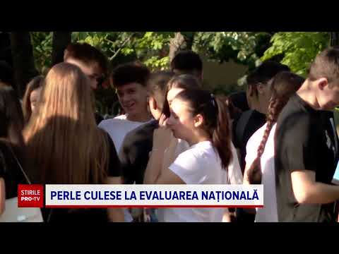 Perle la Evaluarea Națională 2024