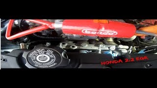 Honda 2.2 EGR Port and Valve clean. P1399 Fixed